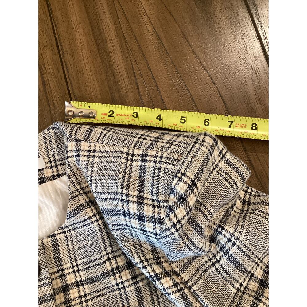 Veronica Beard Vohra Plaid Cropped Jacket Blazer Size 4 - Picture 3 of 11